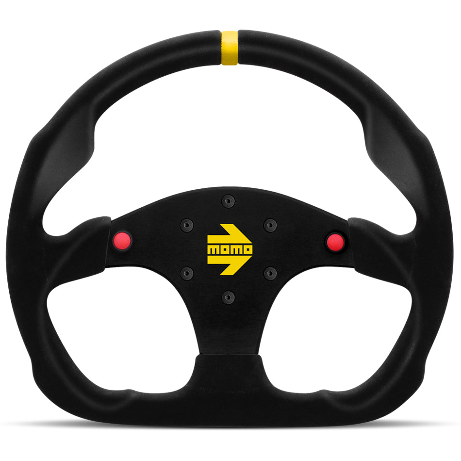 MOMO MOD. 30 Buttons | 320mm Suede Steering Wheel w/ 39mm Dish