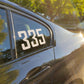 Track Number Stickers