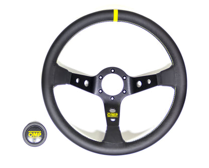 OMP Corsica Liscio | 350mm Leather Steering Wheel w/ 95mm Dish