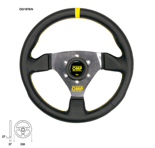 OMP Trecento Liscio | 300mm Leather Steering Wheel