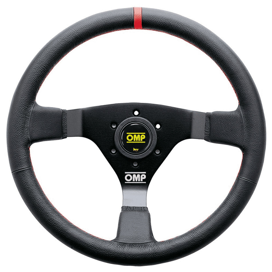 OMP WRC | 350mm Leather Steering Wheel w/ 65mm Dish