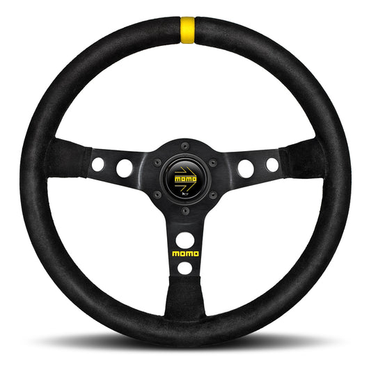 MOMO MOD. 07 | 350mm Suede Steering Wheel w/ 72mm Dish