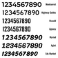 Track Number Stickers