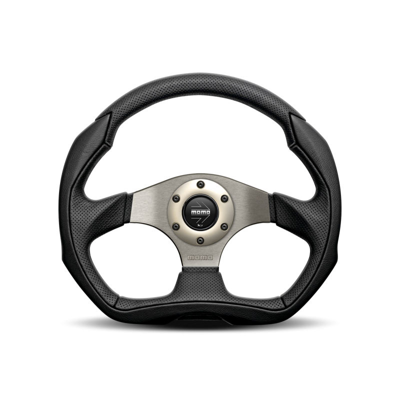 MOMO Eagle | 350mm Leather Steering Wheel w/ 40mm Dish