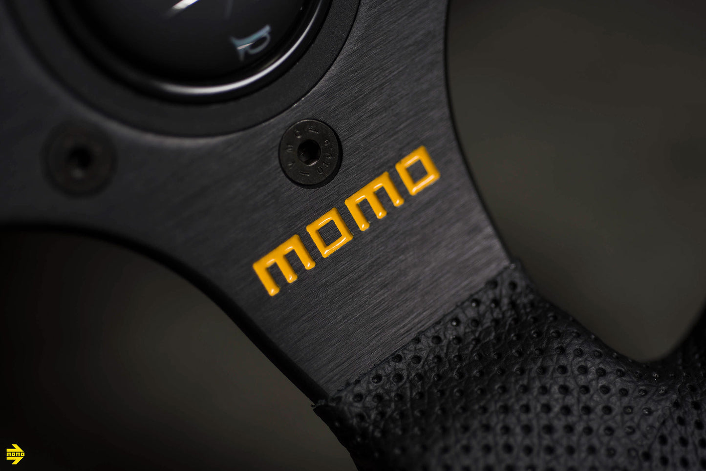 MOMO Team | 300mm Leather Steering Wheel w/ 40mm Dish